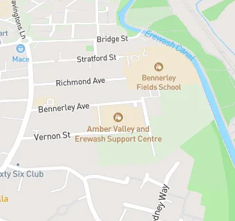 map for Bennerley Business and Enterprise College