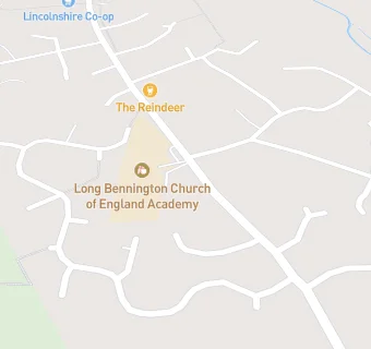 map for The Reindeer at Long Bennington