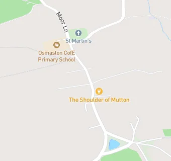 map for Osmaston Post Office