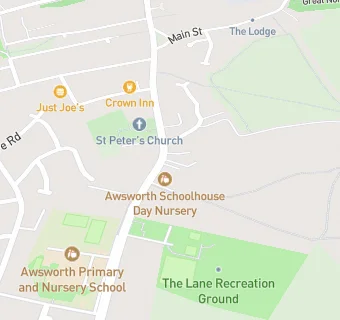 map for Awsworth Primary School