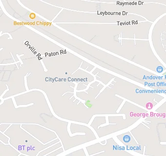 map for Connect House Care Home
