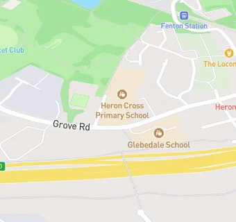 map for Heron Cross Primary School