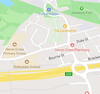 map for Heron Cross Stores