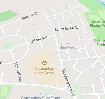 map for Cotmanhay Surgery