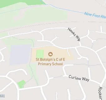 map for St Botolphs C of E Primary School