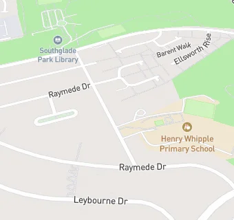 map for Henry Whipple School