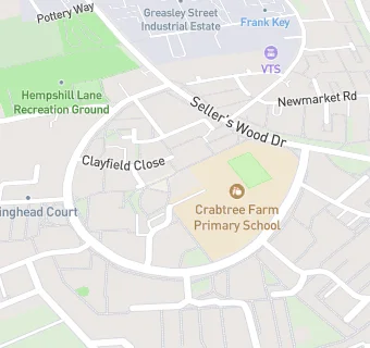 map for Crabtree Farm Community Cafe