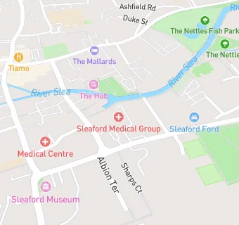 map for Sleaford Medical Group