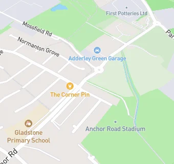 map for Adderley Green Post Office