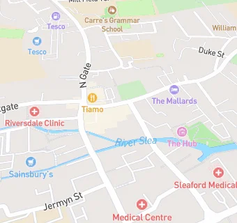 map for Italian Connection (Sleaford)