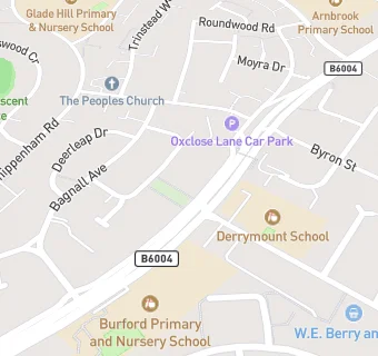 map for Poppadum Takeaway