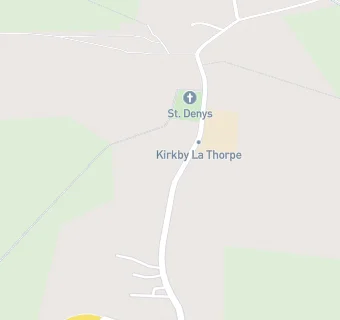 map for Kirkby la Thorpe C P School