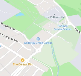 map for Parkhall Service Station