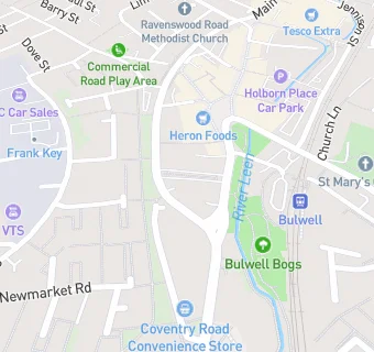 map for BCI Snooker Centre