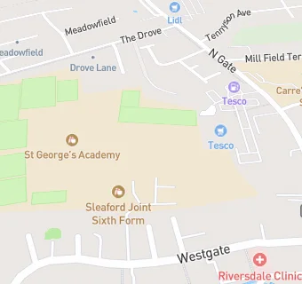 map for St George's Academy