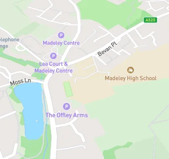 map for MADELEY HIGH SCHOOL - CATER LINK LTD