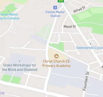 map for Christ Church CofE Primary School