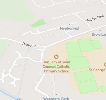 map for Our Lady of Good Counsel CP School