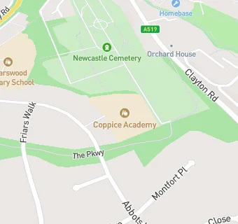 map for Newcastle Educational Assessment Centre