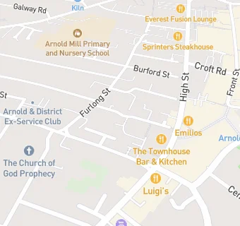 map for Arnold & District Liberal Club