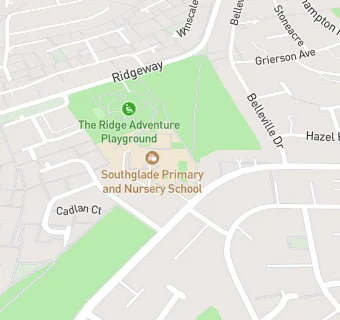 map for Southglade Junior School