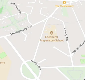 map for EDENHURST PREPARATORY SCHOOL