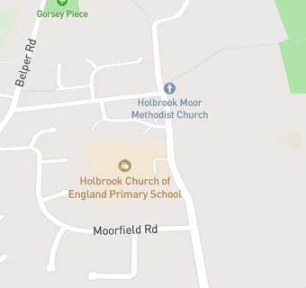 map for Holbrook Church of England Primary School