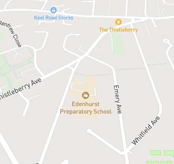 map for Edenhurst Preparatory School