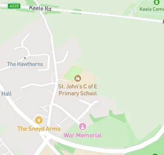 map for St John's CofE (C) Primary School