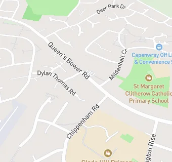 map for Queensbower Surgery