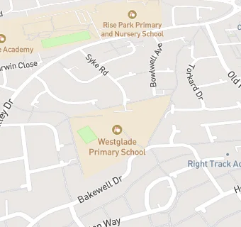 map for Westglade Primary School