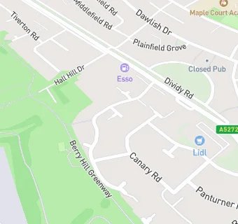 map for Adderley Green