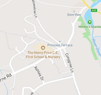 map for The Henry Prince CofE (C) First School