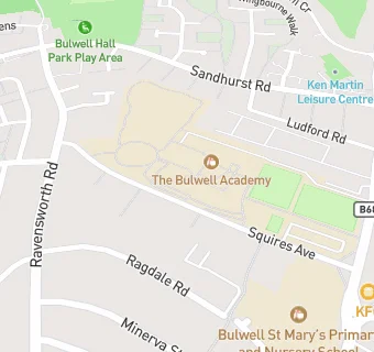 map for The Bulwell Academy