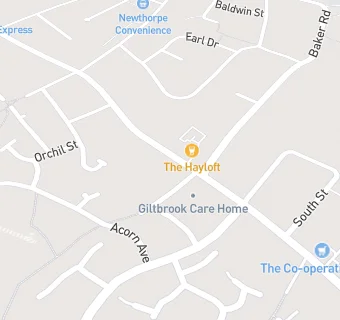 map for Giltbrook Surgery