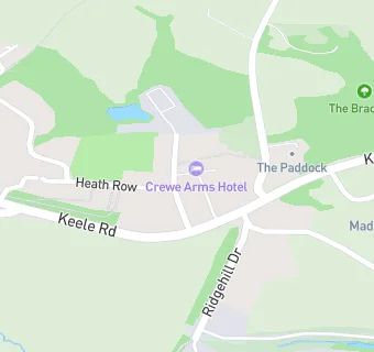 map for THE CREWE ARMS HOTEL