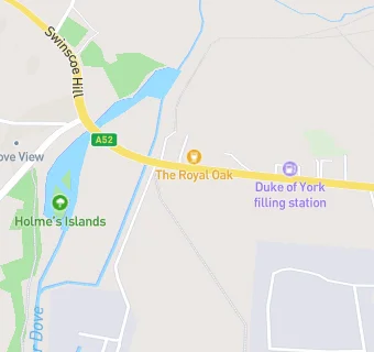 map for Royal Oak Hotel