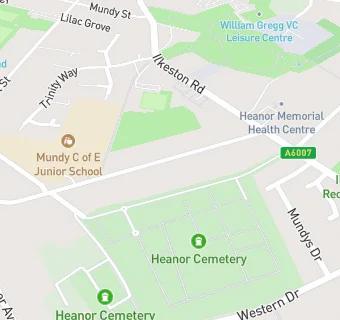 map for Mundy C Of E Junior School (Breakfast Club)