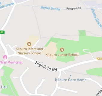 map for Kilburn Junior School