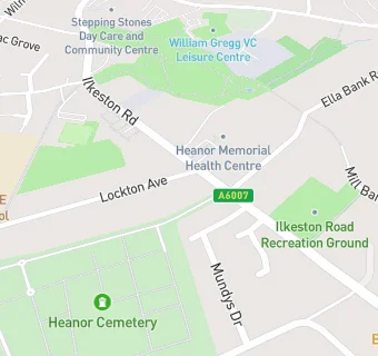 map for Heanor Dental Practice