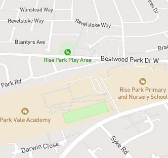 map for Park Vale Academy
