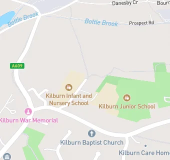 map for Kilburn Junior School