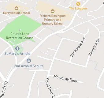 map for Pondhills Lane Community Centre/Age Concern