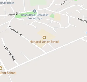 map for Marlpool Junior School