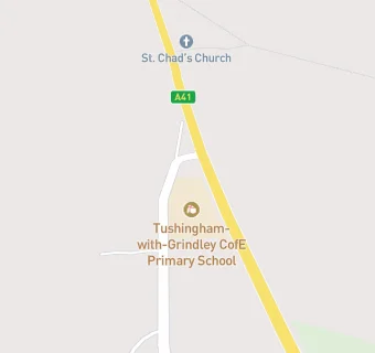 map for Tushingham With Grindley CofE Primary School