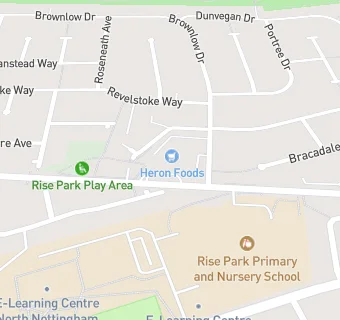 map for Academy Day Nursery