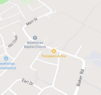 map for Foresters Arms