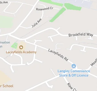 map for Heanor Langley Infant School