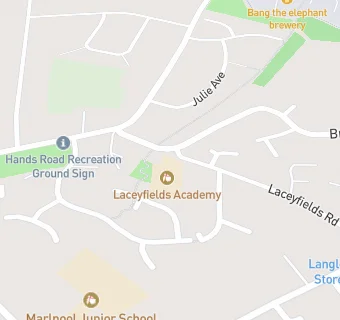 map for Laceyfields Academy