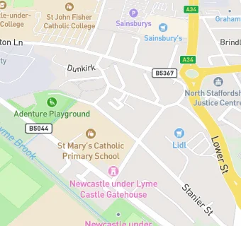 map for St Mary's Catholic Primary School